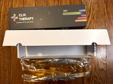 NEW CLIX THERAPY Reusable Hot and Cold Pack Orange FEET NEW In Original Box