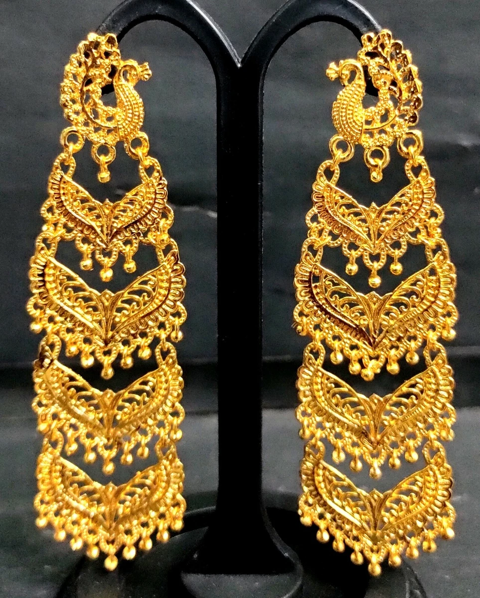 Long fashion earrings deals