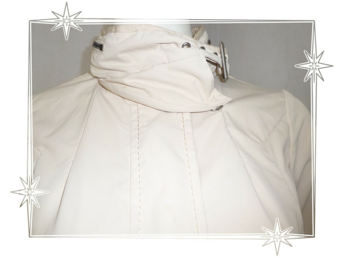 Superbe Trench Parka Imperméable Marithé & François Girbaud - Beige - Taille 44 - Occasion Très Bon état