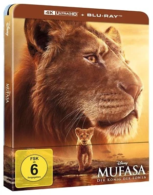 Mufasa: Der König der Löwen (2024)[4K Ultra HD Blu-ray & Blu-ray Stelbook/Neu/OV - Bild 1 von 4