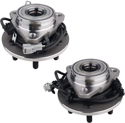 2PCS 4WD Front Wheel Hub and Bearings for 1997-2004 Dodge Durango ...