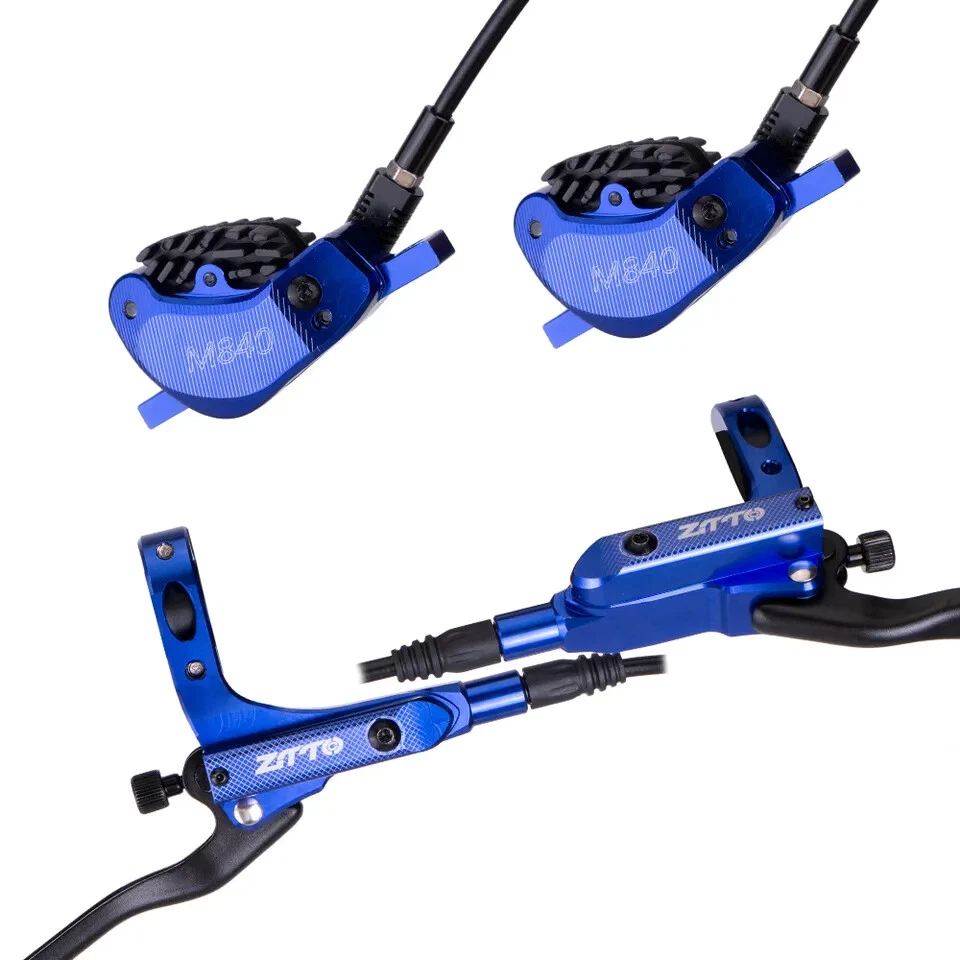 Bicicleta 4 Pistones Freno de Disco Hidráulico Bicicleta MTB M840 Enfriamiento Completo Meatal Pad ZTTO Foto 4 de 4