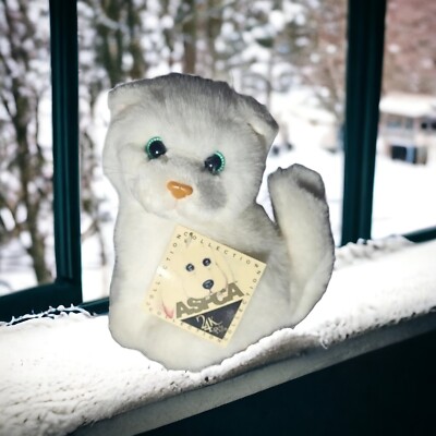 24K Polar Puff White Cat ASPCA collection Special Effects Blue Eyes