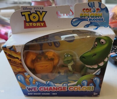 Toy Story Color Change Splash Buddies Disney Pixar Tubtime Rex Bad