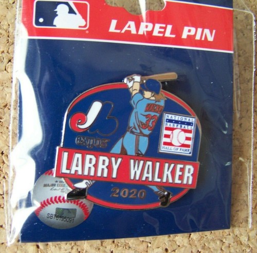 2020 Baseball Hall of Fame Induction Year pin Larry Walker Montreal Expos MLB - Picture 2 of 6