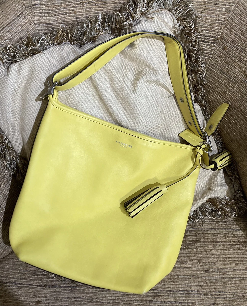 Coach yellow crossbody bag hot sale