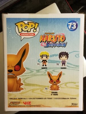 Funko Pop! Naruto Shippuden Kurama 73 Flocked Hot Topic Exclusive