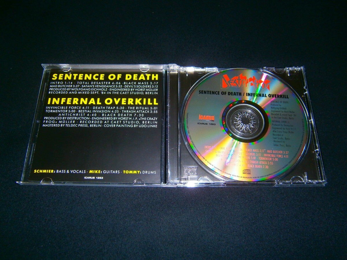 DESTRUCTION - Sentence of Death / Infernal Overkill. CD | eBay