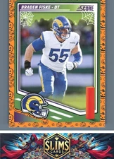 2025 Score-A-Treat Los Angeles Rams Braden Fiske #263