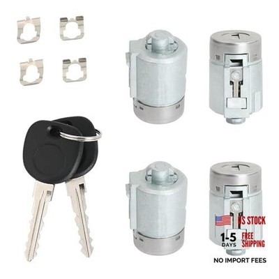 APPERFiT Door Lock Cylinders & Keys for Exterior Door Handle 2001-2009