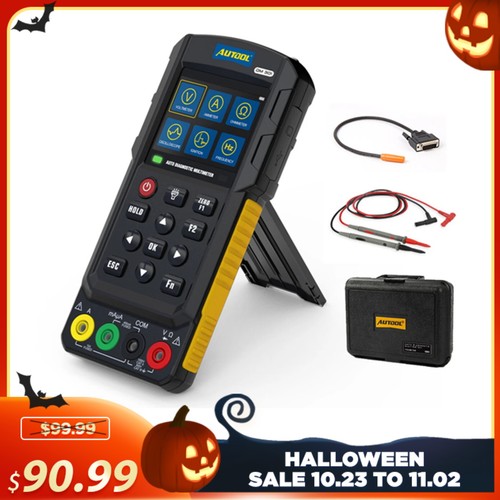 Probador de circuitos multímetro de diagnóstico de automóvil Osciloscopio de voltaje AC/DC Probador de diodos - Imagen 1 de 17