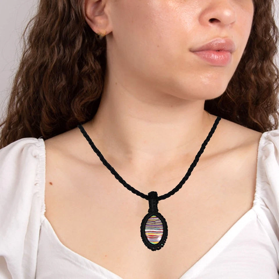 Gargantilla Joyería Collar Collier Mujer Collar Lujo Macram? perla vintage Foto 2 de 4