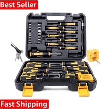 43-Piece Magnetic Screwdriver Set with Case for Precision and Electronics Work
