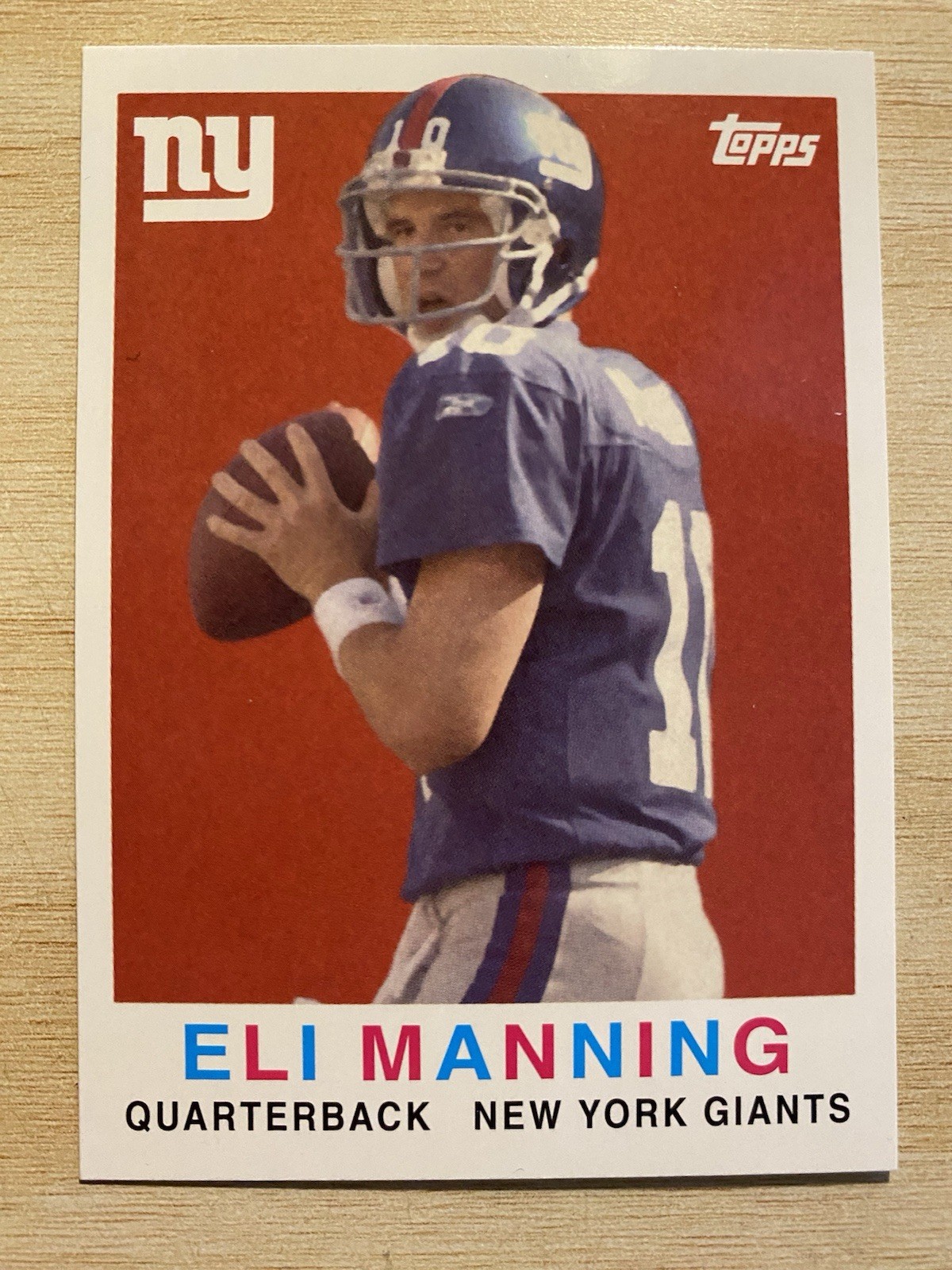 2008 Topps Football - Turn Back the Clock #3 Eli Manning