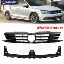 Front Bumper Upper Grill For Volkswagen Jetta 2015-2018 5c6853651ajzll Wbracket Front Bumper Upper Grill For Volkswagen Jetta 2015-2018 5c6853651ajzll Wbracket