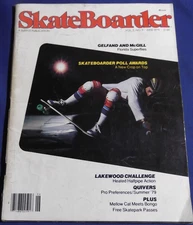 SKATEBOARDER MAGAZINE  JUNE 1979  GELFAND AND MCGILL  BRAD BOWMAN  QUIVE Vintage