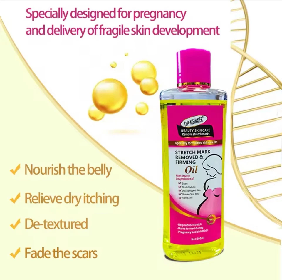 Dr Menaier Stretch Mark Oil Vit.E Skin Firming 💯 Active. 1 Pc. 200ml USA Stock - Image 2 of 4