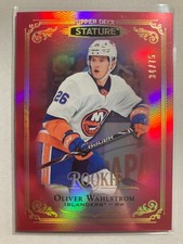 2019-20 Upper Deck Stature Red #178 Oliver Wahlstrom RC 34/75