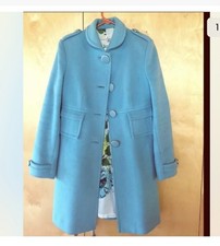 Vintage Banana Republic Wool Blend Coat Floral Lining S
