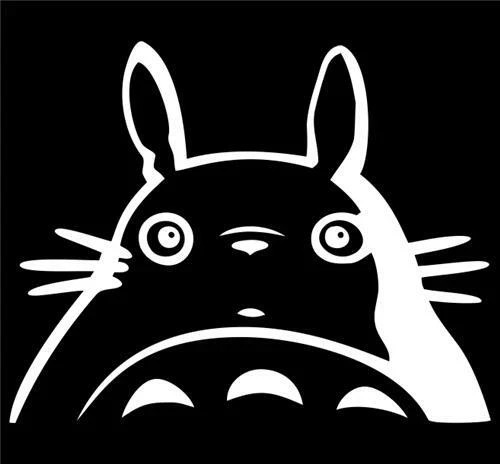 Totoro Ghibli My Neighbor anime Bunny die cut vinyl decal sticker window - Picture 1 of 1