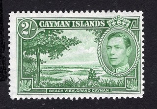 Cayman Isl. 1938 Stamp SG#124 MH CV=77$