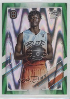 2021 Topps Chrome OTE Overtime Elite Green RayWave Refractor 12/75 Kok Yat nd3