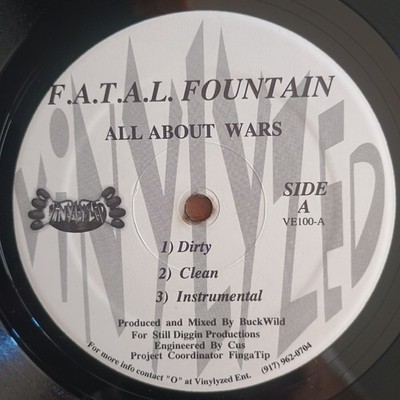 F.A.T.A.L. Fountain    All About Wars 12'' US-1997 NM