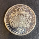 Scottsdale Mint Lion's Head  Round 1 Troy oz .999 Fine Silver-Mint In Capsule