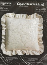 Unused Janlynn Charmin Candlewicking Kit Four Tulips Pillow 2868