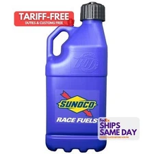 Sunoco Race Jugs M7500BL, One Blue Plastic Blue Sunoco Motorsports Jug 5 Gal 