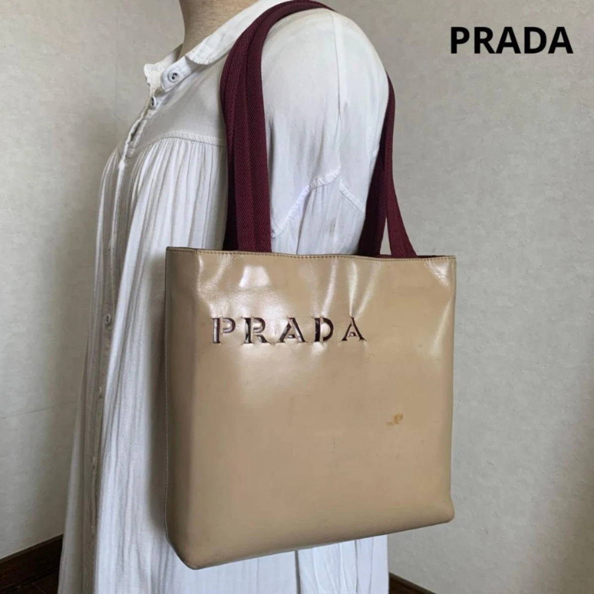 PRADA Patent Leather Tote Bags for Women for sale | eBay
