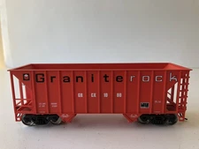 Walthers 34' 100-Ton 2-Bay Hopper Granite Rock GRCX # 1060 HO