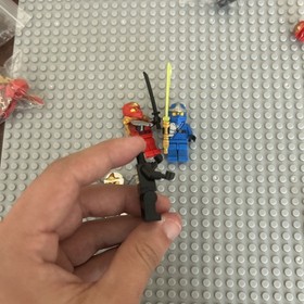 Lego Ninjago ZX Minifigure Lot All 4 Ninjas Kai Zane Cole Jay 9449 Good