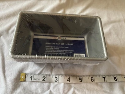 Neu 4er Set USA Pan Marke Mini Laib Set, schwere aluminisierte Stahl Pfannen - Bild 1 von 4