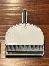 Commercial 10 in Kitchen Bathroom Locking Handheld Whisk Brush Broom Dustpan Set