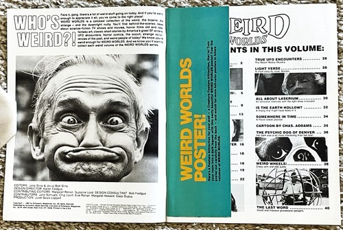 WEIRD WORLDS MAGAZIN - #5-1980 - KREATUR AUS DER SCHWARZEN LAGUNE POSTER BEIGEFÜGT - Bild 2 von 7
