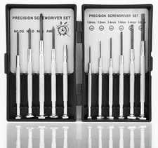 11PCS Small Precision Screwdriver Set Mini Screw Driver Set Kit 6 Different Size