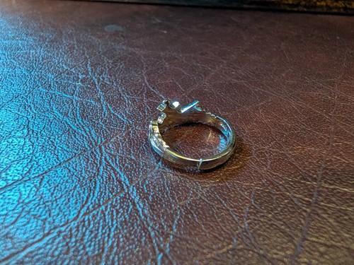Ring Größe 3,5 Free Size Vogel Abstrakt Sterlingsilber 925 - Bild 6 von 8