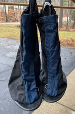 Black Diamond Skywalk Berghaus Vintage Sz L Ultrex Zip Up Velcroed Boot Gaiters