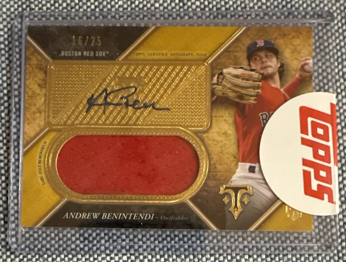Andrew Benintendi ルーキー直書き直筆サインカード　3枚セット！ Andrew Benintendi Autograph Baseball Cards for sale | eBay