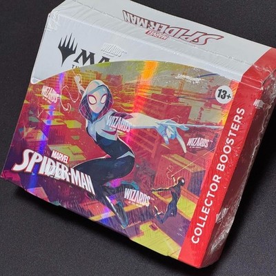 MTG　SPIDER MAN　コラボ　コレクターブースター　英語版 3ボックス Shop English MTG Marvel SpiderMan Collector Booster Box Sealed