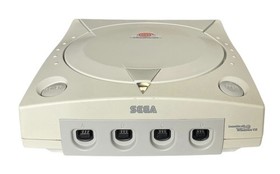 Sega Dreamcast HKT-3020 White Video Game Console w/ Controller *TESTED*