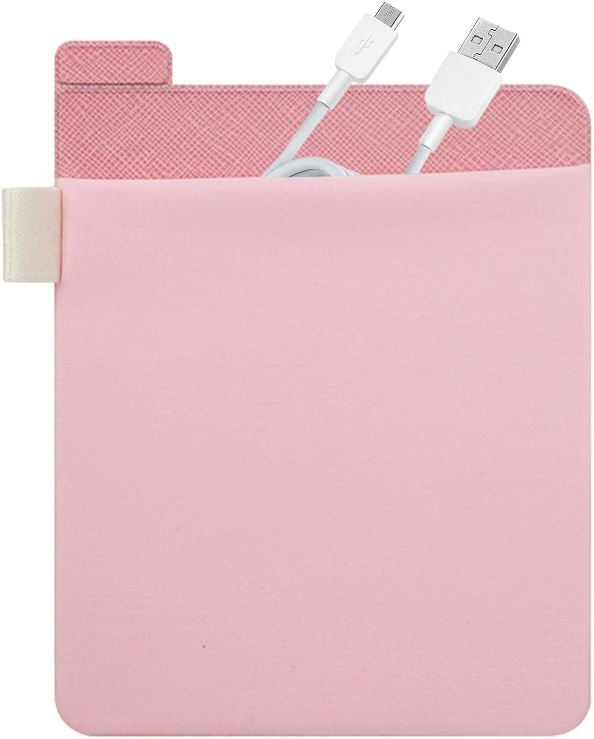 Pink External Hard Drive Holder - External Hard Drive Adhesive Carrying Case,...-image