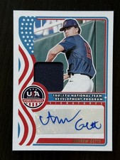 2025 Panini USA Baseball #NTS-AG Andrew Gette 16U/17U Nat Team Auto Materials