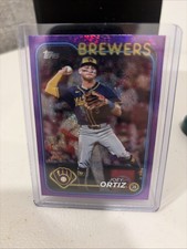 2024 Topps Update Series - Joey Ortiz #US257 Purple Holo Foilboard /799