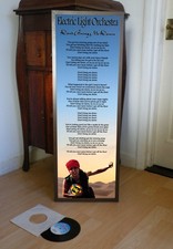 ELECTRIC LIGHT ORCHESTRA DON'T BRING ME DOWN POSTER LYRIC SHEET, ELO,MR BLUE SKY