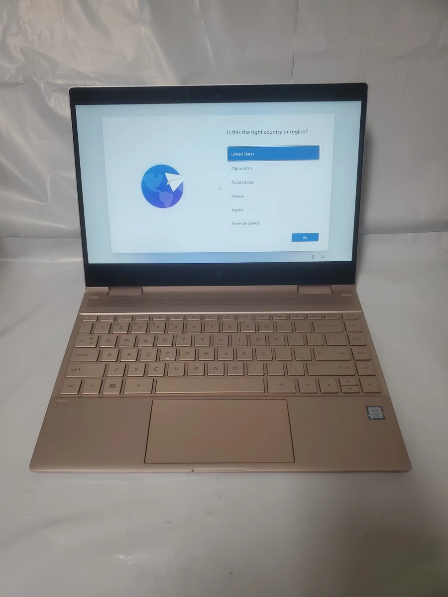 HP Spectre X360 8 GB RAM PC Laptops & Netbooks 13-13.9 in Screen