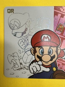 Family Computer Childhood Game QQT-FC01-QR-02 QR RARE Super Mario Bros Foil NM/M