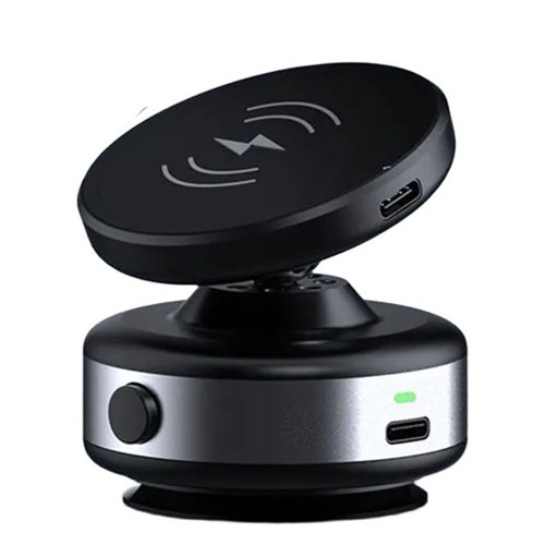 Foldable Electric Vacuum Phone Holder Made from Premium Aluminum Alloy - Zdjęcie 6 z 12