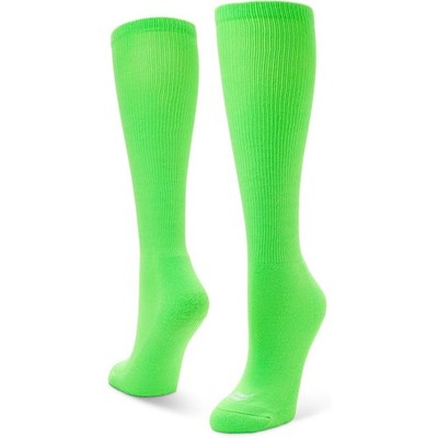 Sof Sole All Sport Over-The-Calf Team Athletic Performance Socks, Neon Green